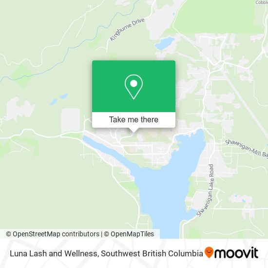 Luna Lash and Wellness map