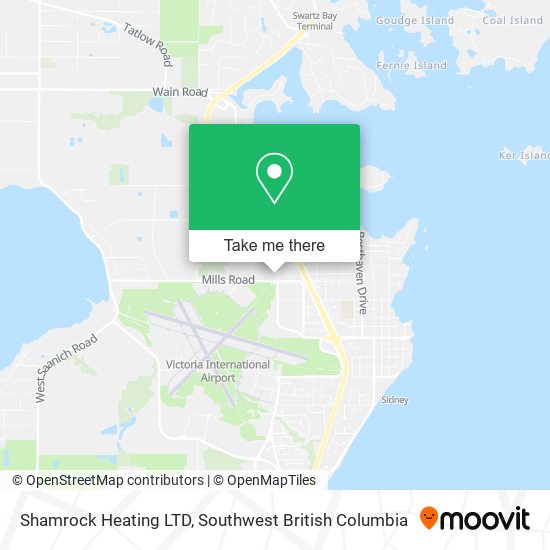 Shamrock Heating LTD map