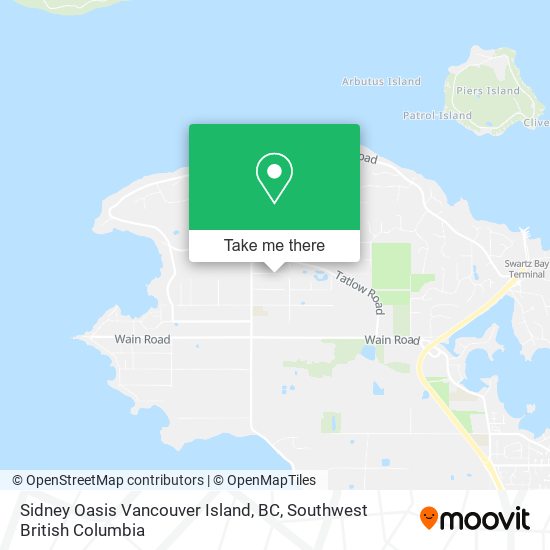 Sidney Oasis Vancouver Island, BC plan