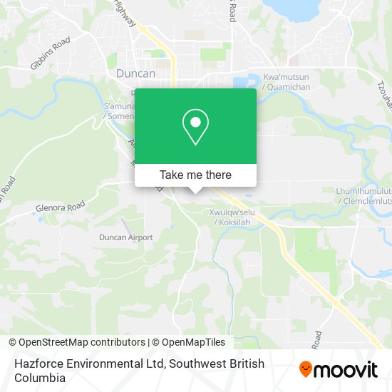 Hazforce Environmental Ltd map