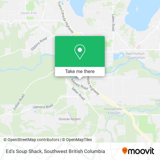Ed's Soup Shack map