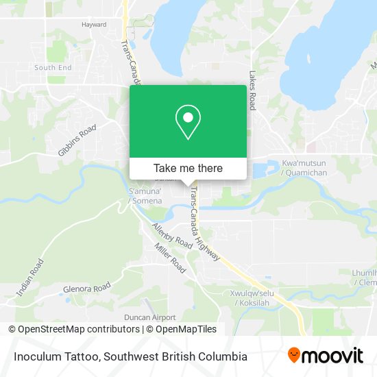 Inoculum Tattoo map
