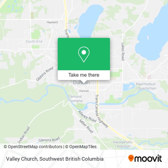 Valley Church map