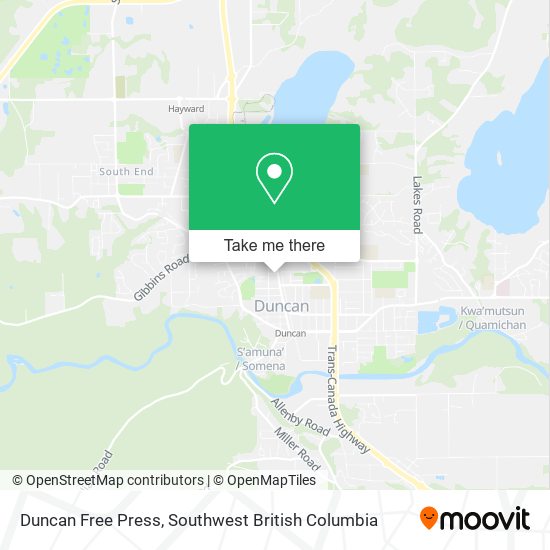 Duncan Free Press map