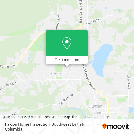 Falcon Home Inspection map