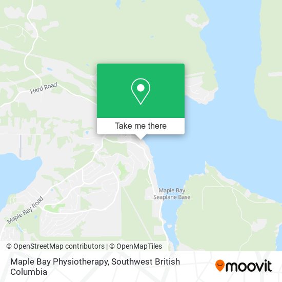 Maple Bay Physiotherapy map