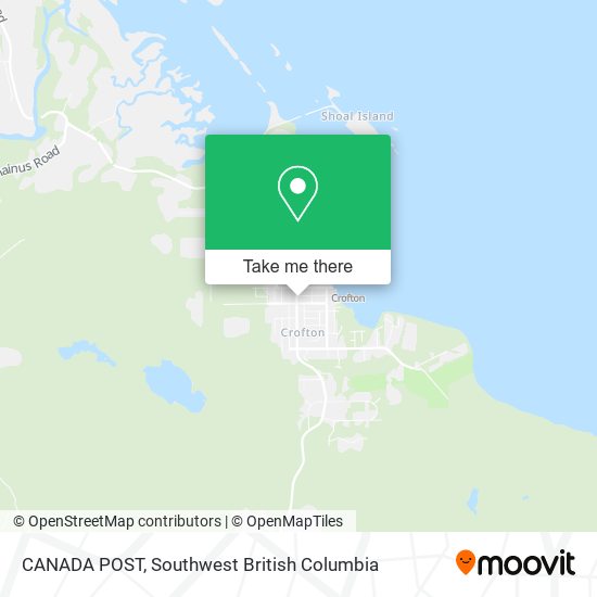 CANADA POST map