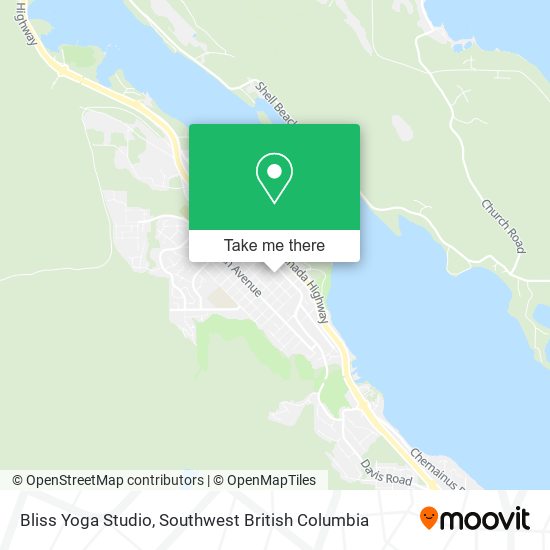 Bliss Yoga Studio map