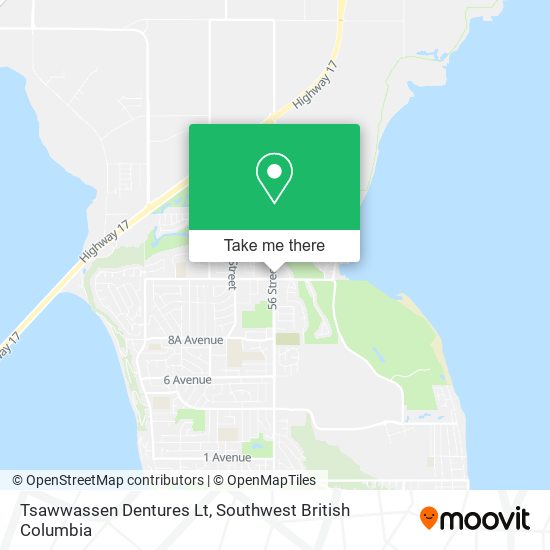 Tsawwassen Dentures Lt map