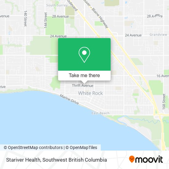 Stariver Health map