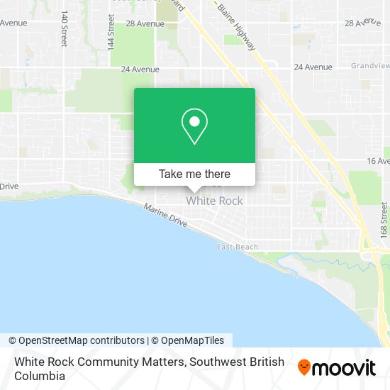 White Rock Community Matters map