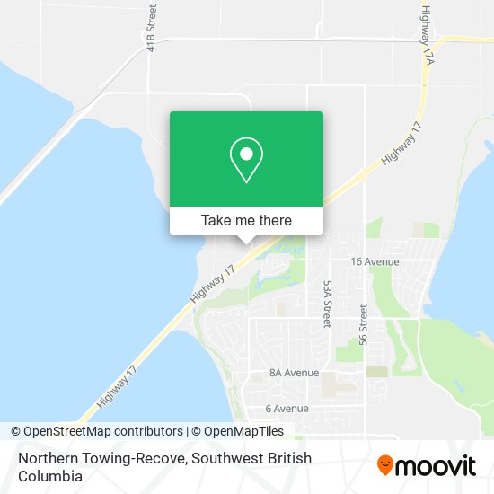 Northern Towing-Recove map