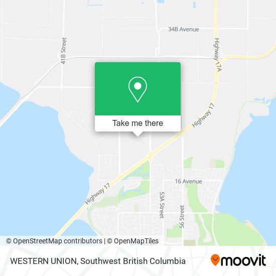 WESTERN UNION map