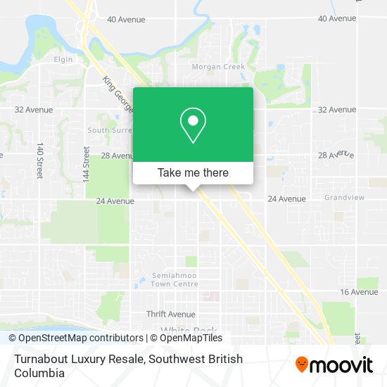 Turnabout Luxury Resale map