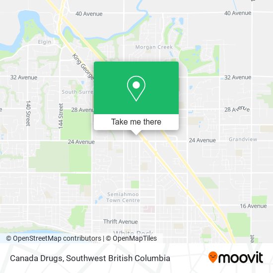 Canada Drugs map