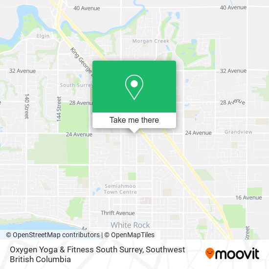 Oxygen Yoga & Fitness South Surrey plan