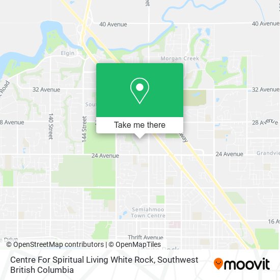 Centre For Spiritual Living White Rock map