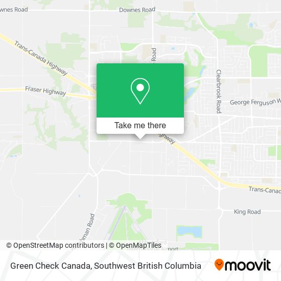 Green Check Canada map