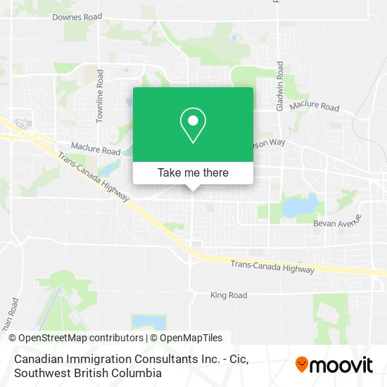 Canadian Immigration Consultants Inc. - Cic map