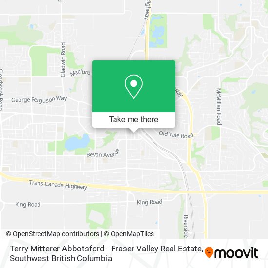 Terry Mitterer Abbotsford - Fraser Valley Real Estate map