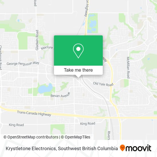 Krystletone Electronics map