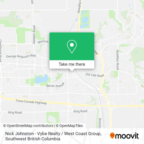 Nick Johnston - Vybe Realty / West Coast Group map
