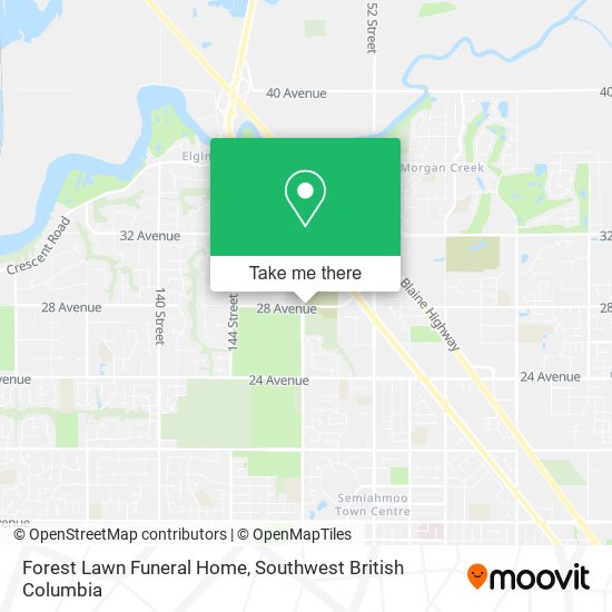 Forest Lawn Funeral Home plan