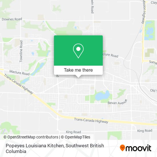 Popeyes Louisiana Kitchen map