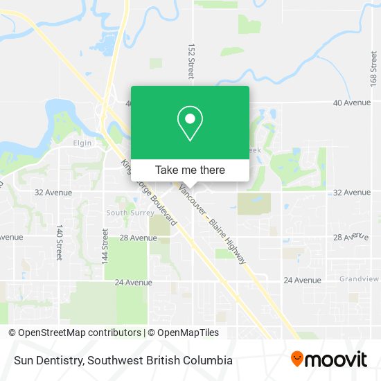 Sun Dentistry map