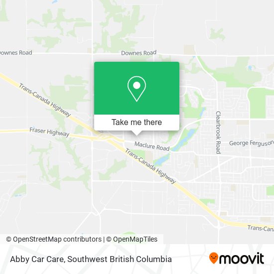 Abby Car Care map