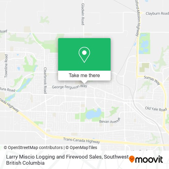 Larry Miscio Logging and Firewood Sales map