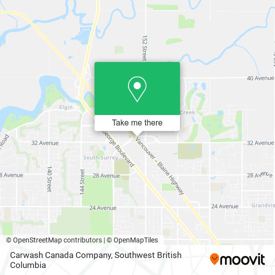 Carwash Canada Company map