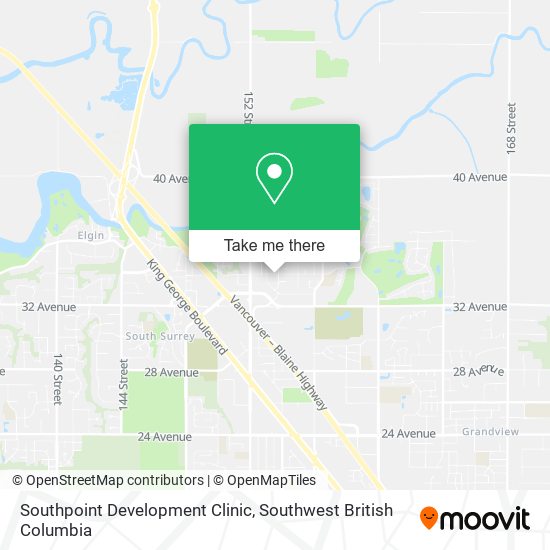 Southpoint Development Clinic map