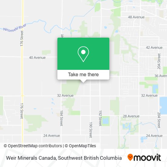 Weir Minerals Canada map