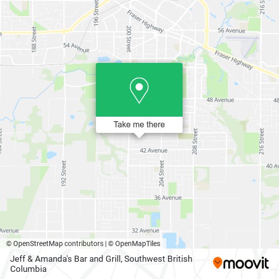 Jeff & Amanda's Bar and Grill plan