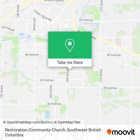 Restoration Community Church map