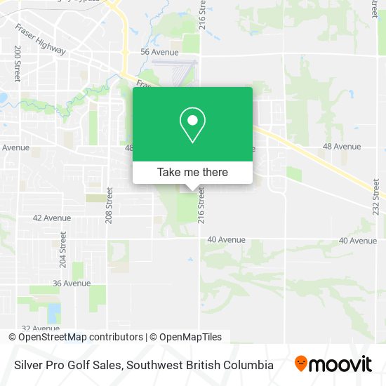 Silver Pro Golf Sales map