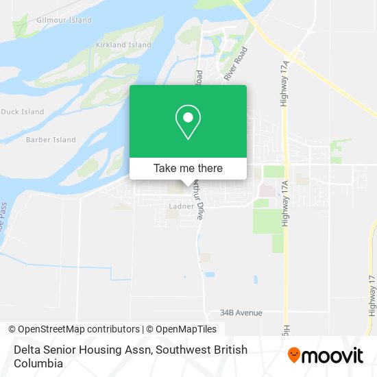 Delta Senior Housing Assn map