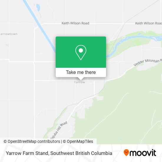 Yarrow Farm Stand map