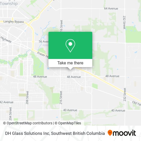 DH Glass Solutions Inc map