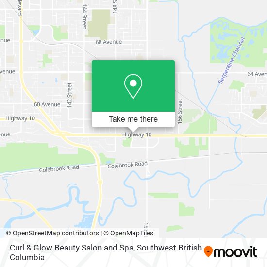 Curl & Glow Beauty Salon and Spa plan