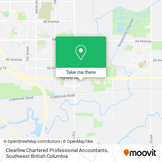 Clearline Chartered Professional Accountants map