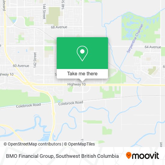 BMO Financial Group map