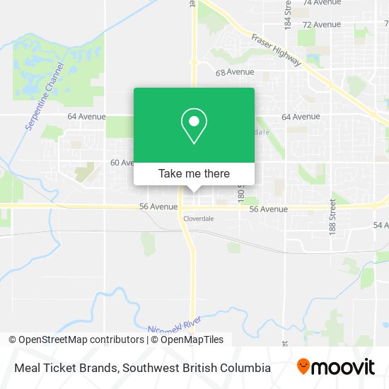 Meal Ticket Brands map