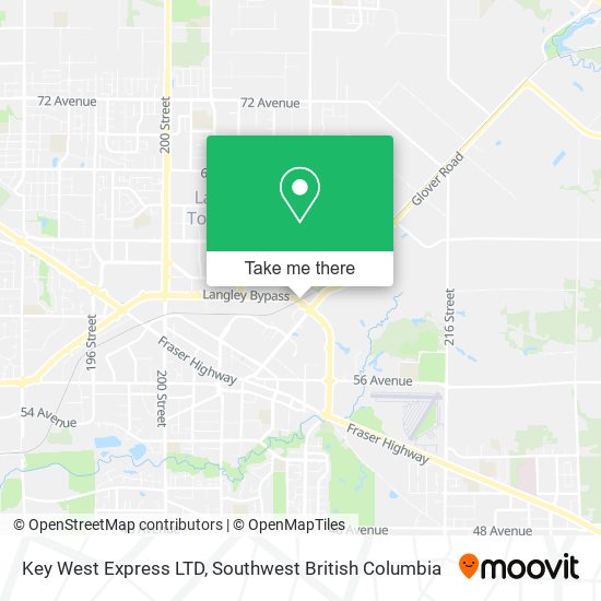 Key West Express LTD map