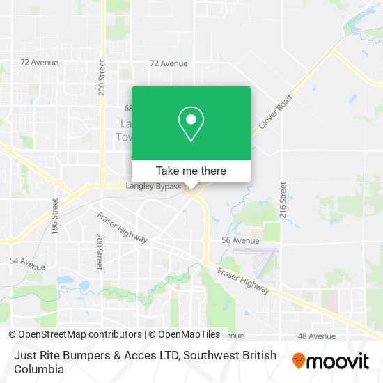 Just Rite Bumpers & Acces LTD map