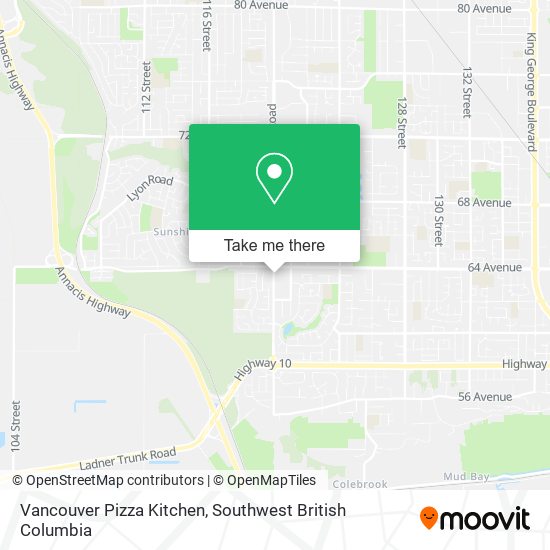 Vancouver Pizza Kitchen plan