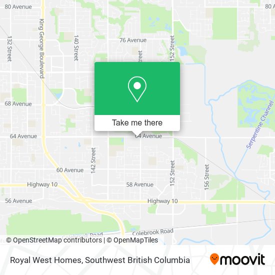 Royal West Homes map