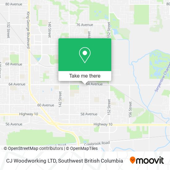 CJ Woodworking LTD map