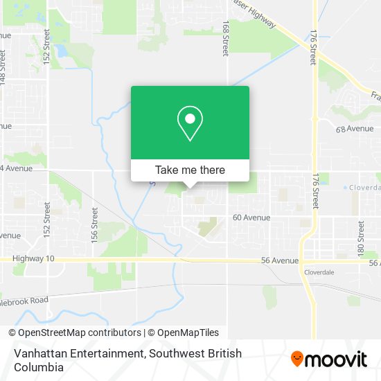 Vanhattan Entertainment map